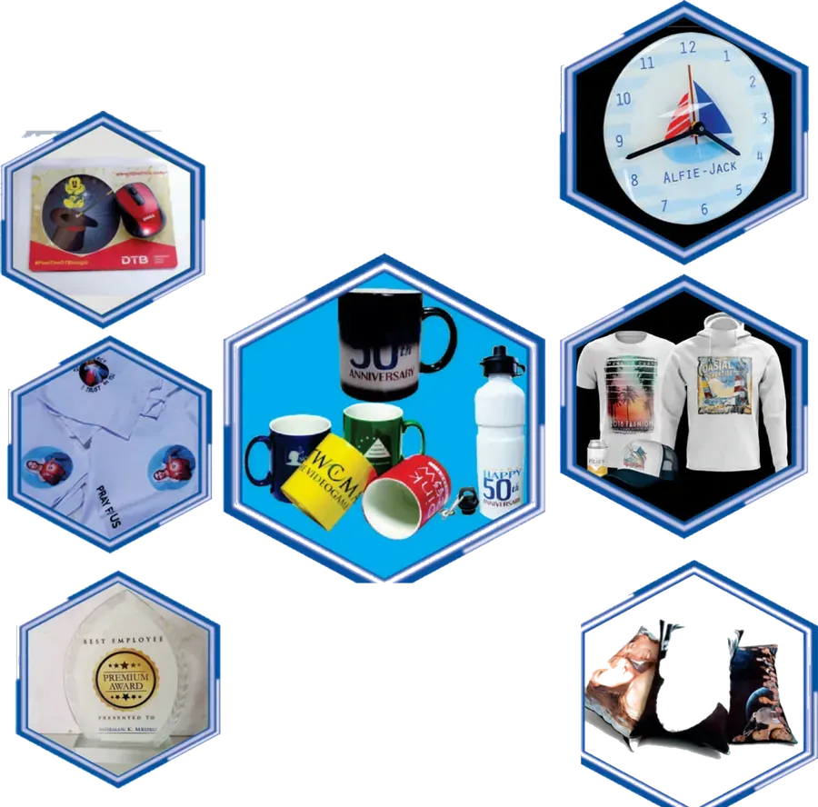 Examples of heat transfer work by Sungura Creations