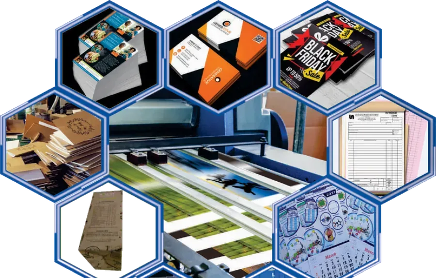Examples of offset printing work by Sungura Creations