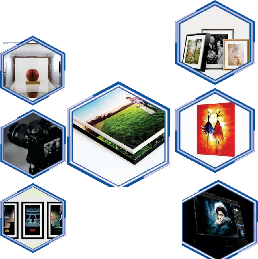 Examples of photography & mounting work by Sungura Creations