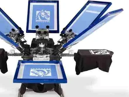 Screen printing carousel