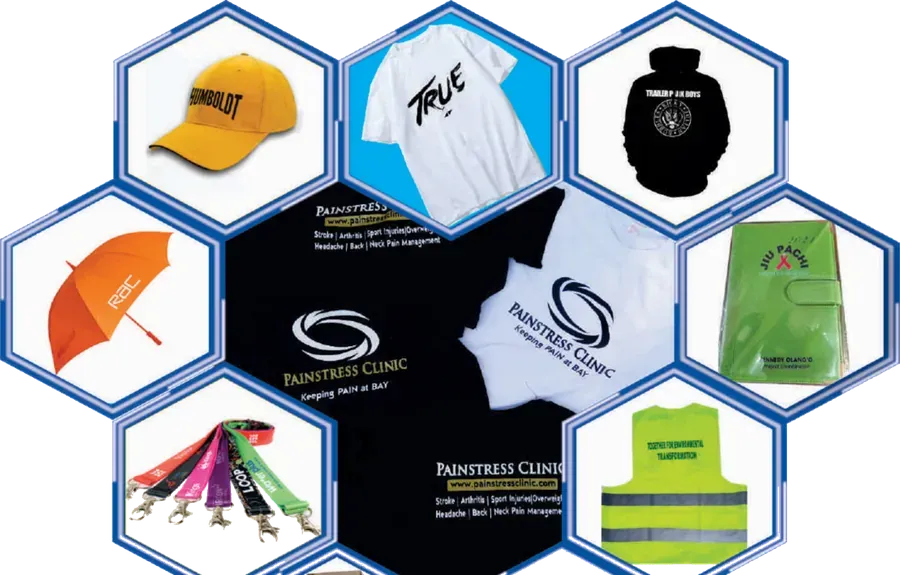 Examples of screen printing work by Sungura Creations